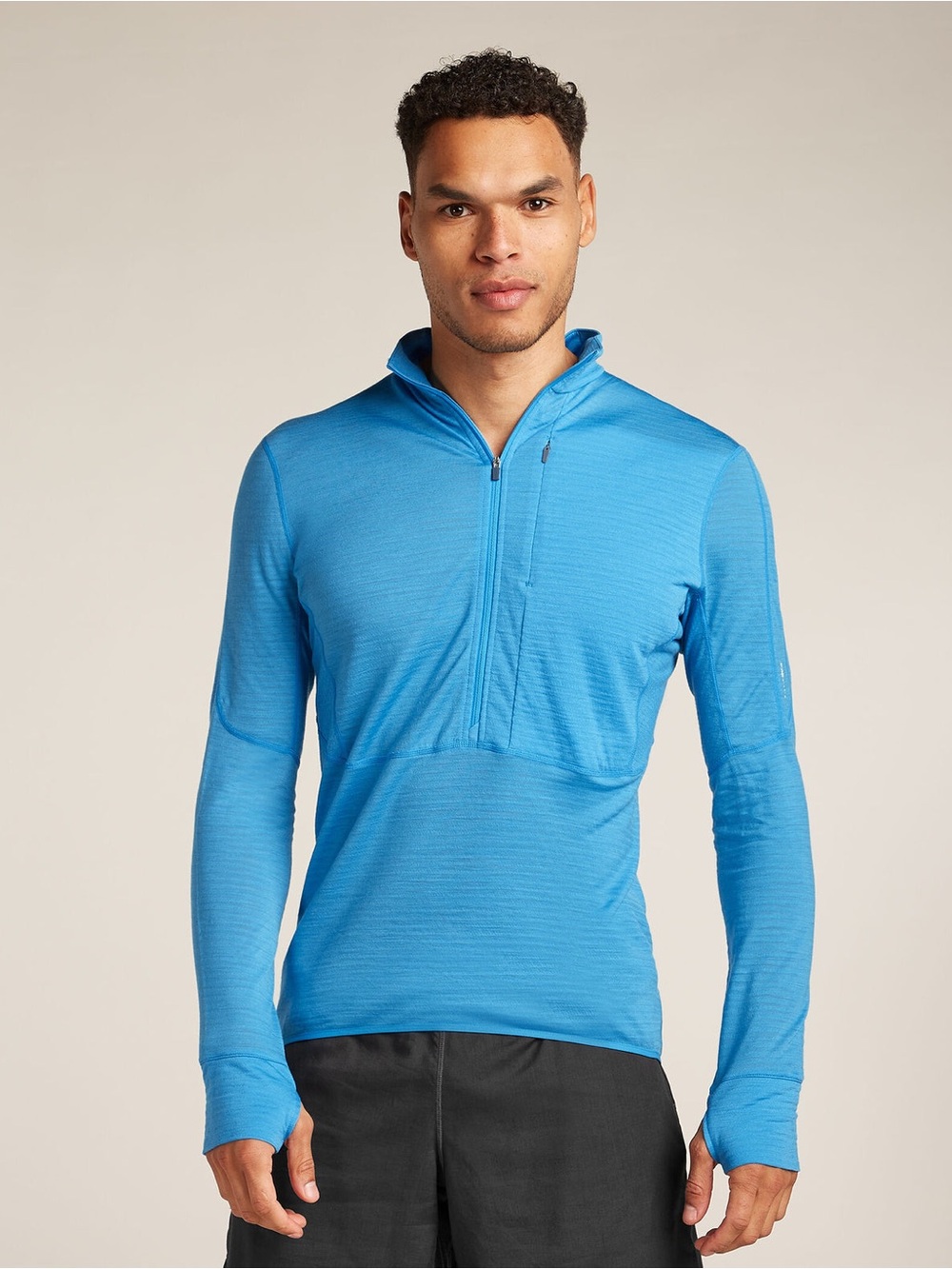 ICEBREAKER Men’s Merino Blend 200 Realfleece™ Descender Long Sleeve Half Zip Top